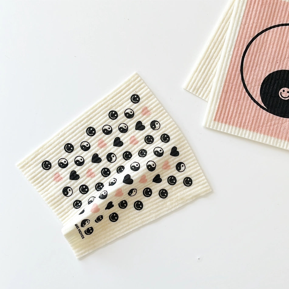 Swedish Sponge Cloth (Hearts)