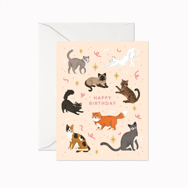 Cat Lover Birthday Card