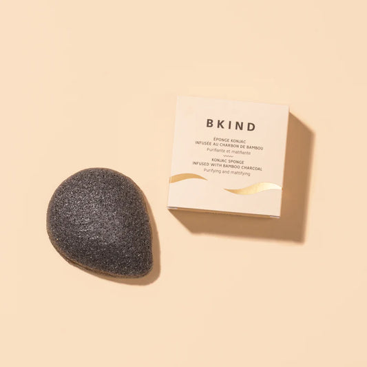 Konjac Facial Sponge - Bamboo Charcoal