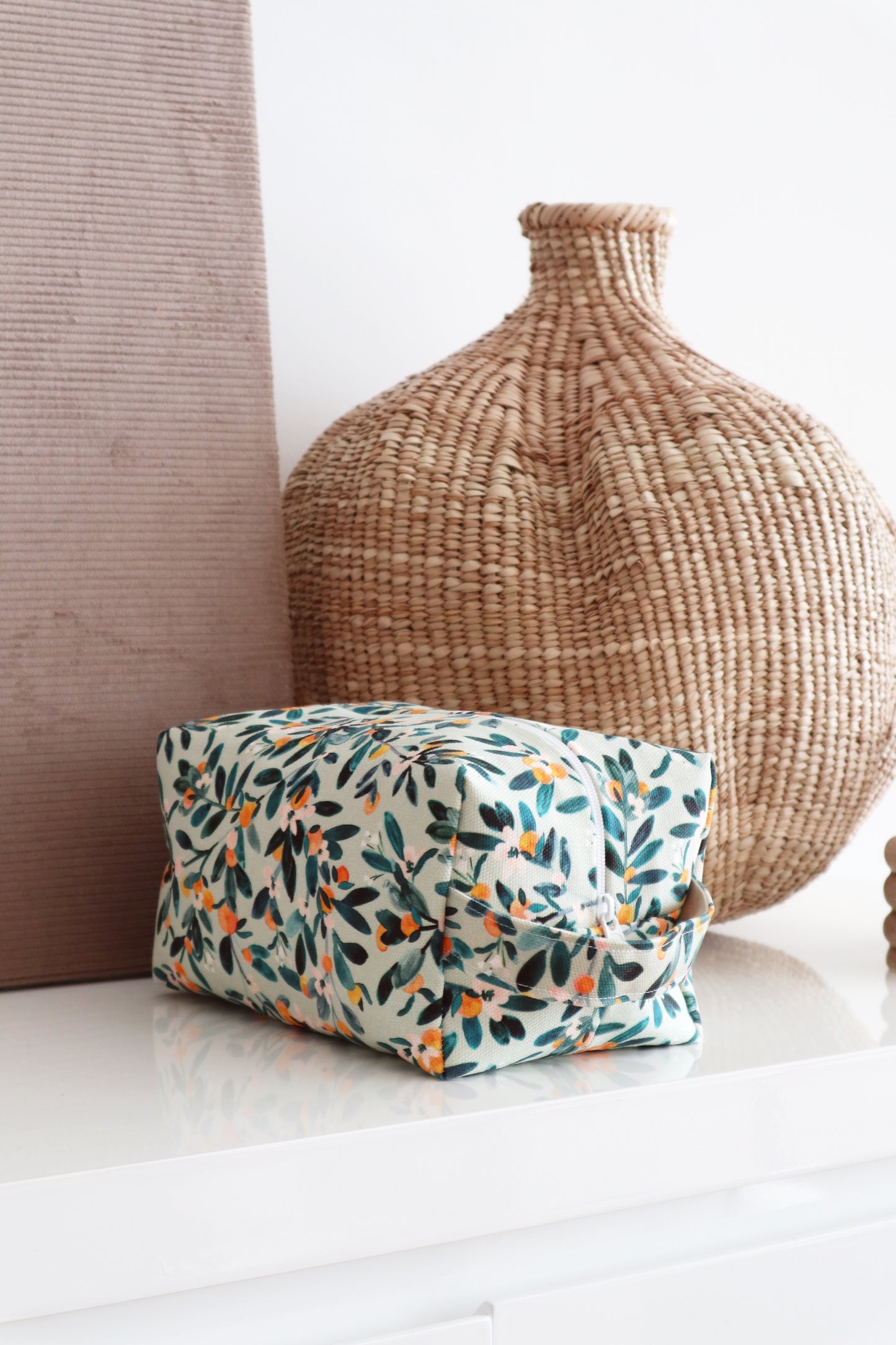 Makeup Bag - Sage Citrus