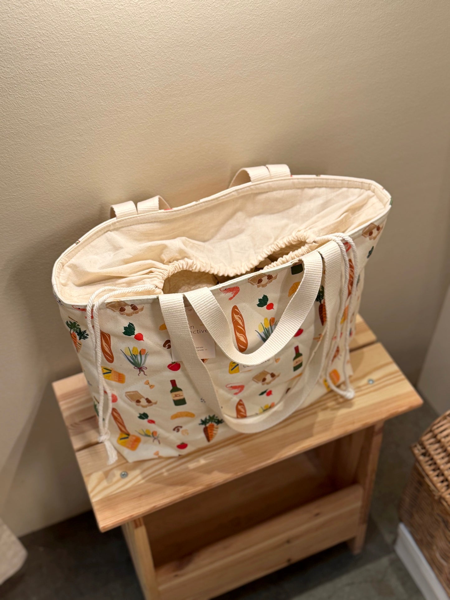 Quilted Tote - Farmers Market