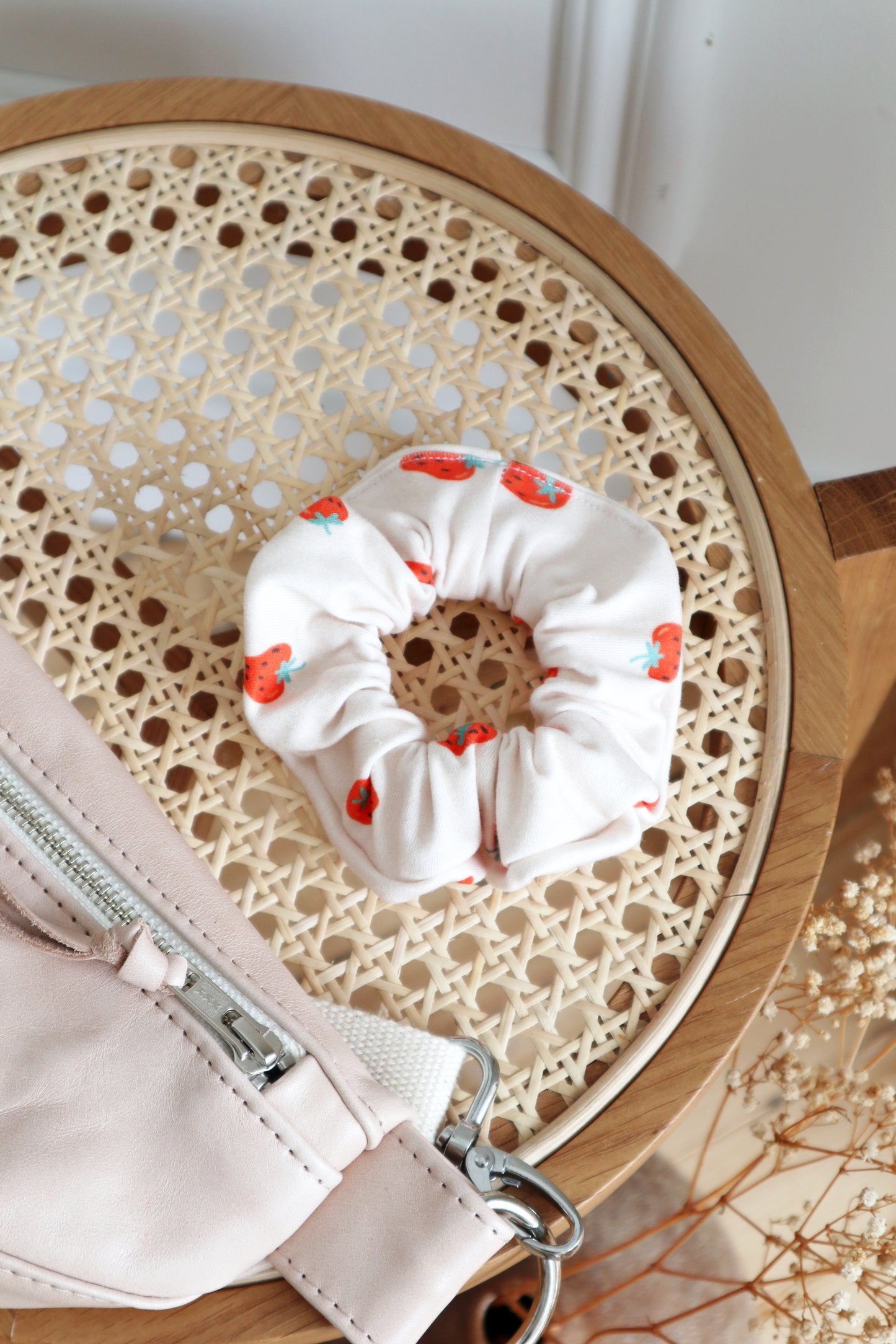 Hair Scrunchie - Strawberry