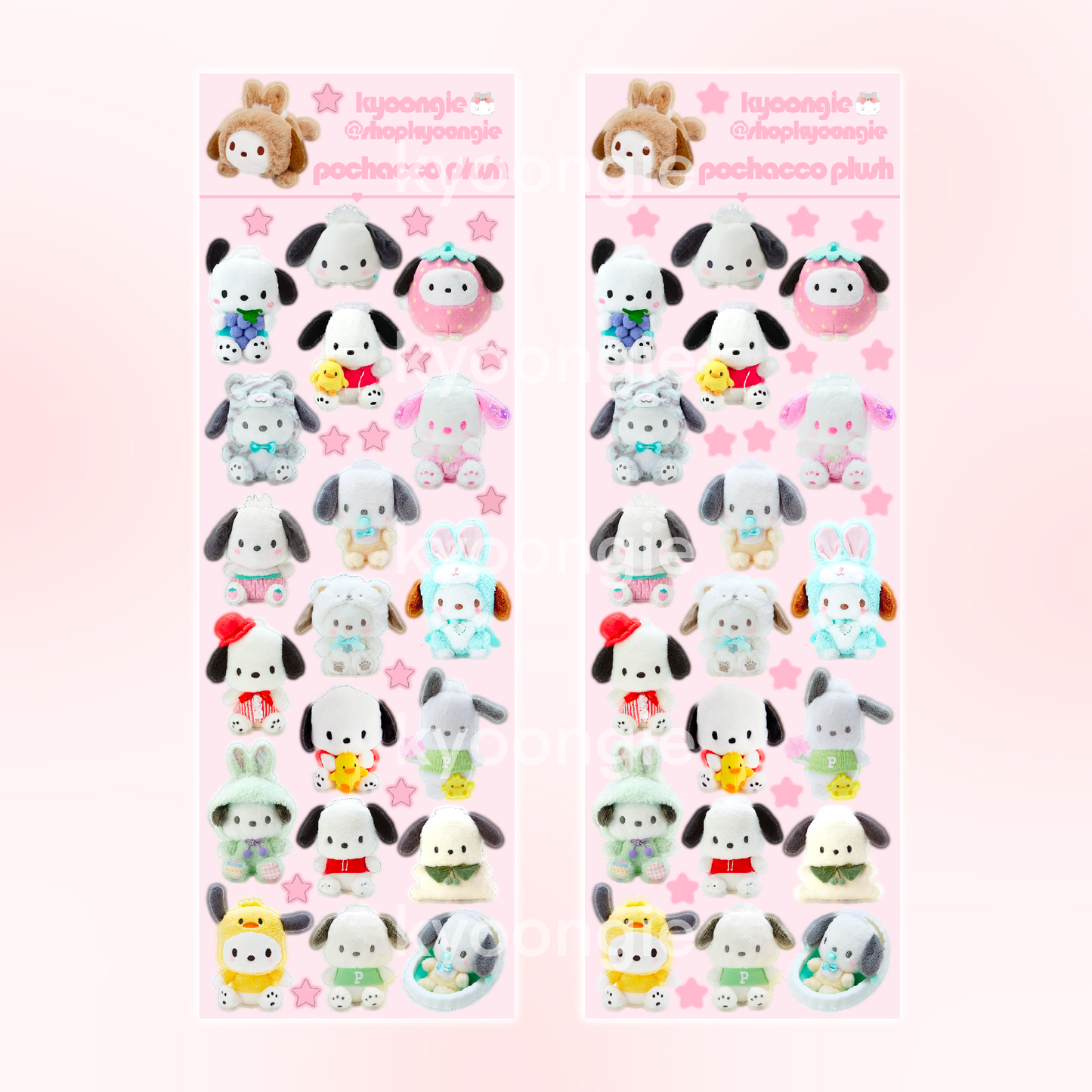 Kyoongie Sticker Sheets