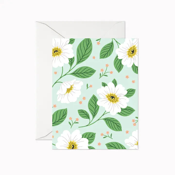Rosa Floral Card