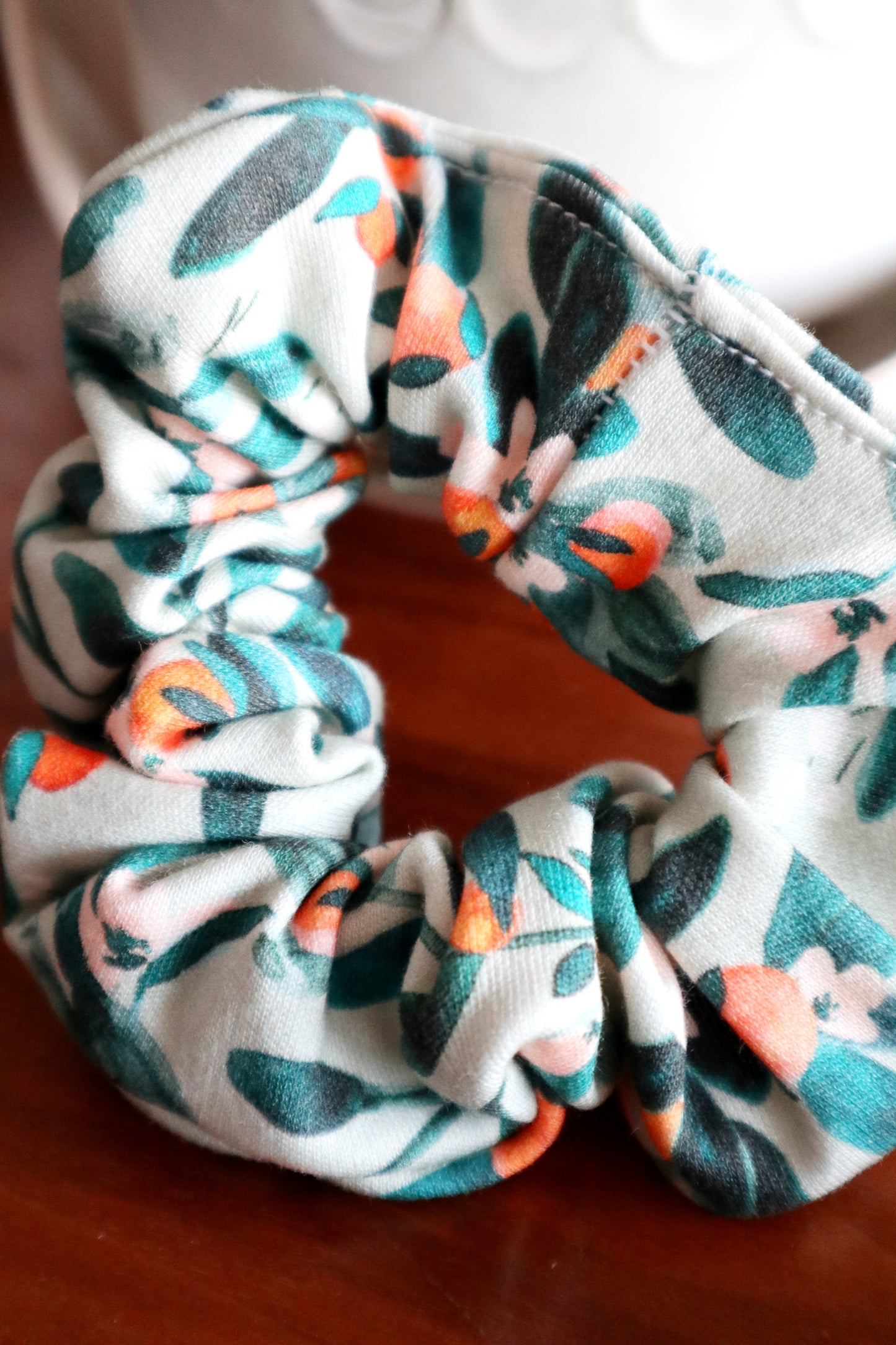 Hair Scrunchie - Sage Citrus