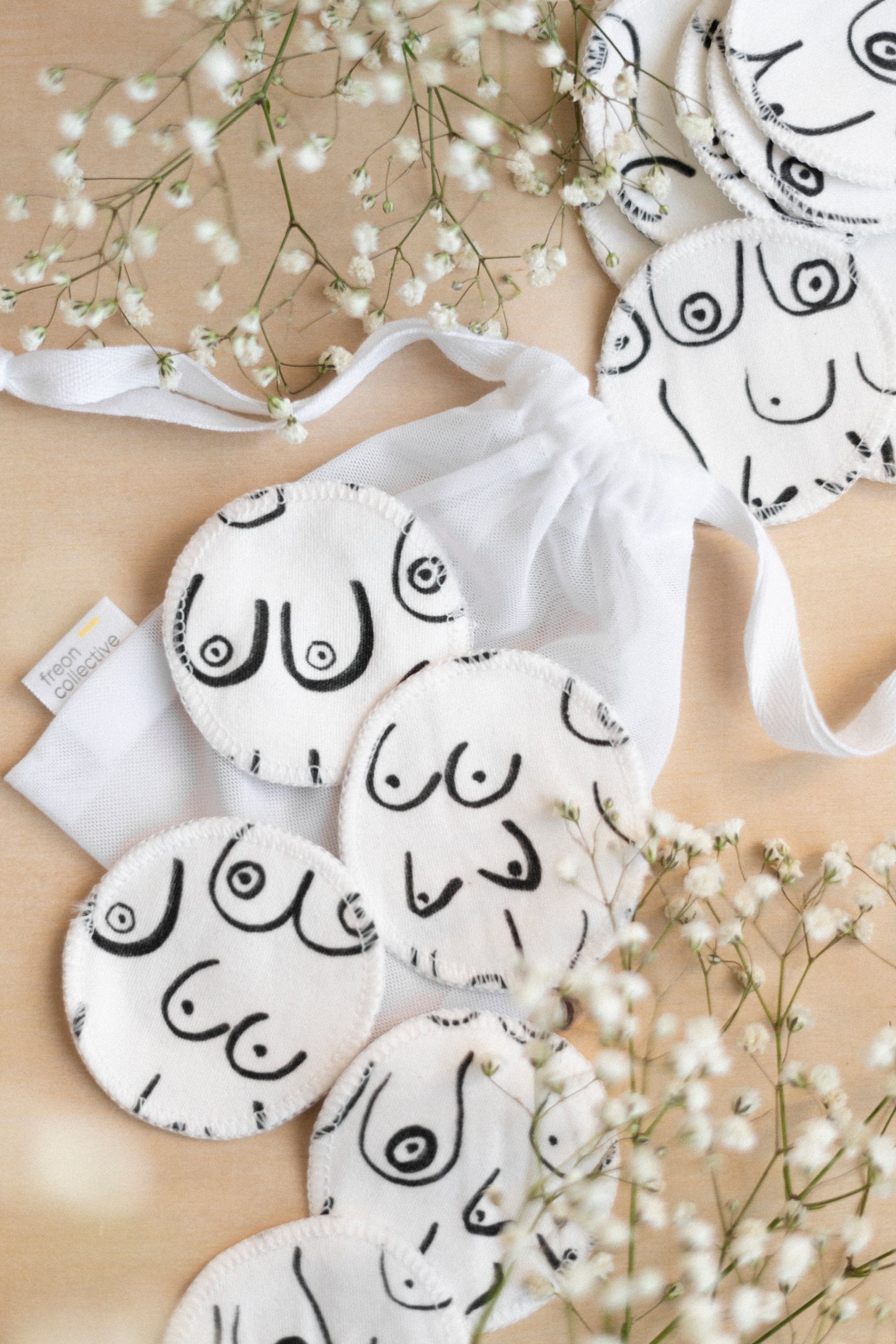 Cotton Rounds - Woman Series (White)
