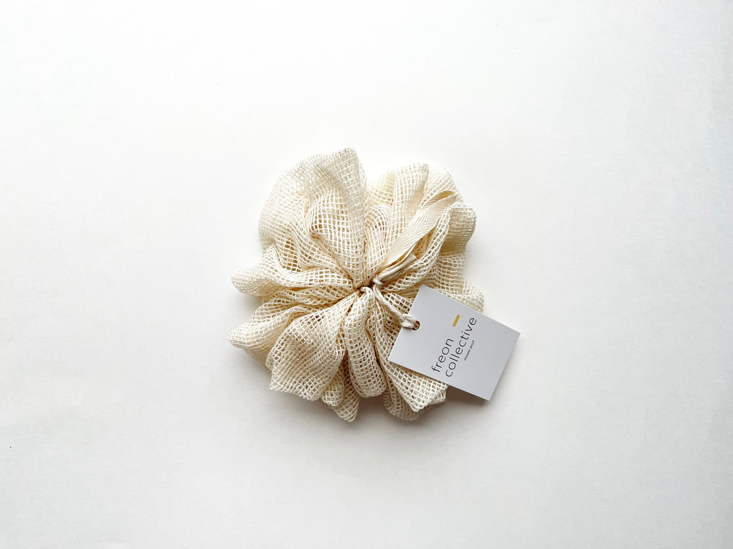 Organic Cotton Shower Pouf