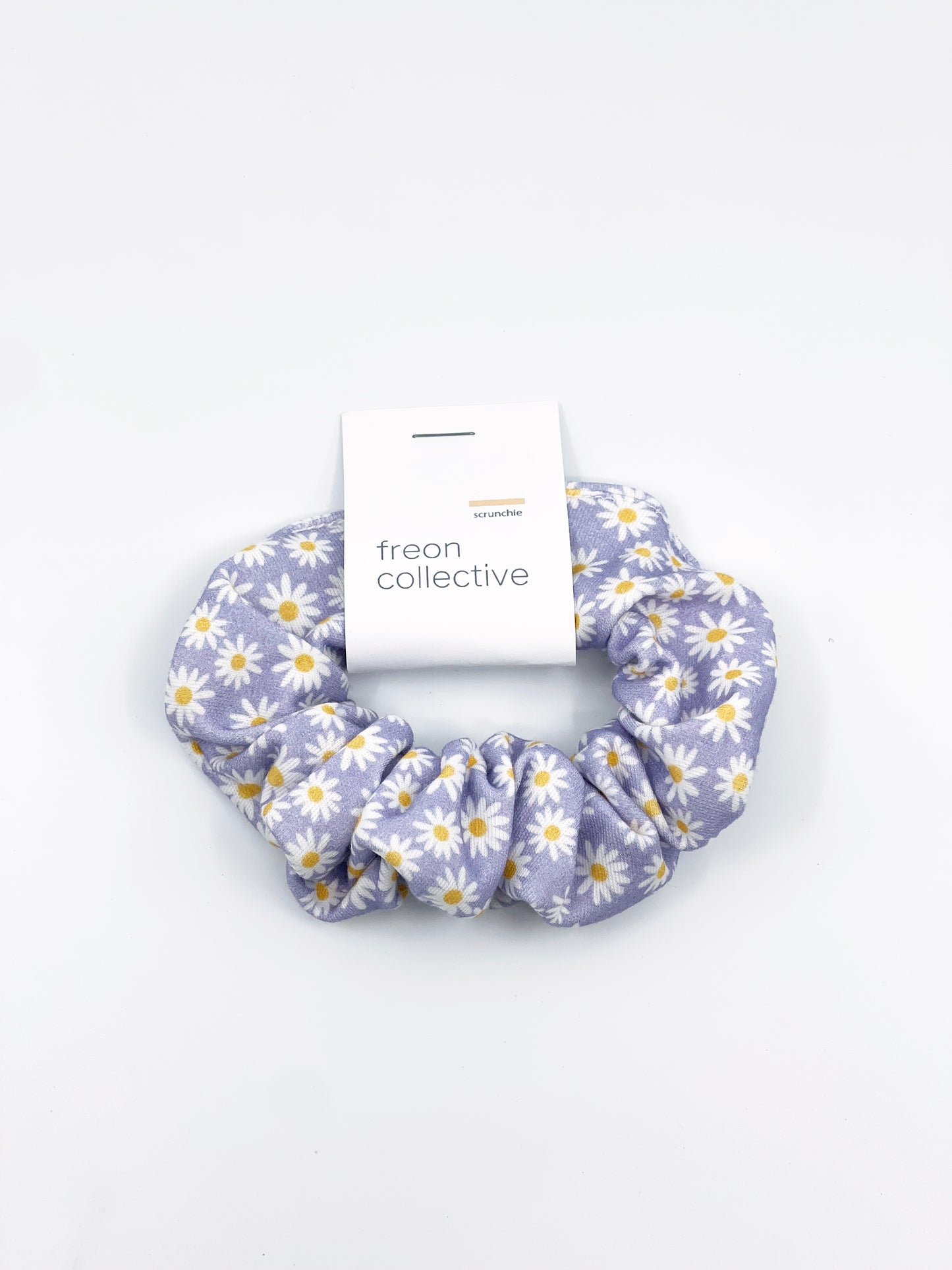 Hair Scrunchie - Lilac Daisies