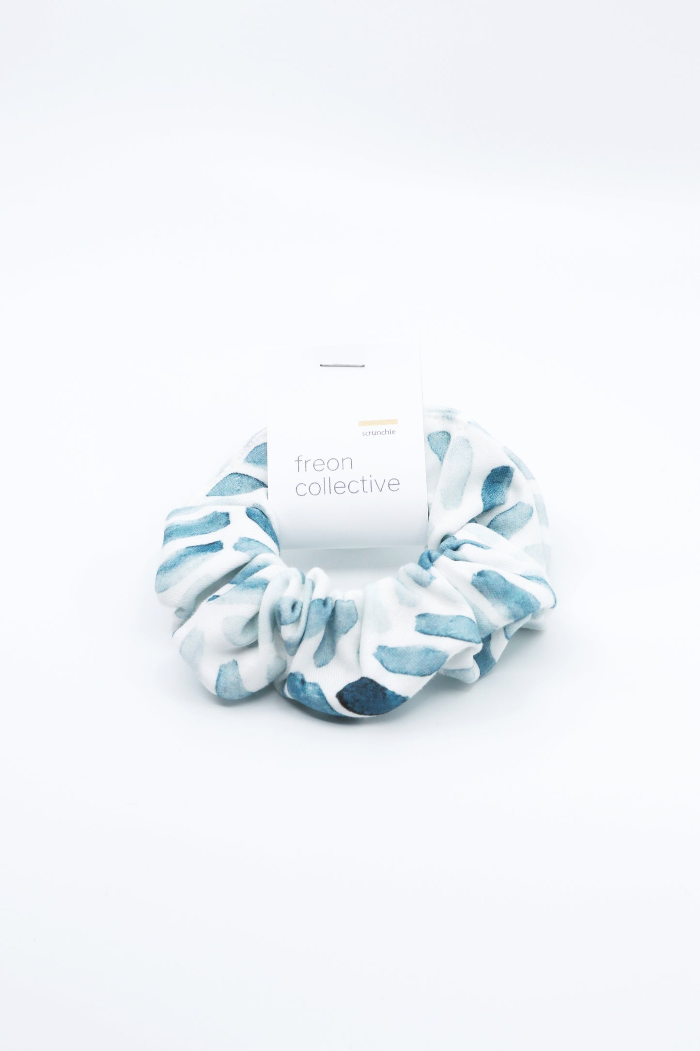 Hair Scrunchie - Watercolour Chevron
