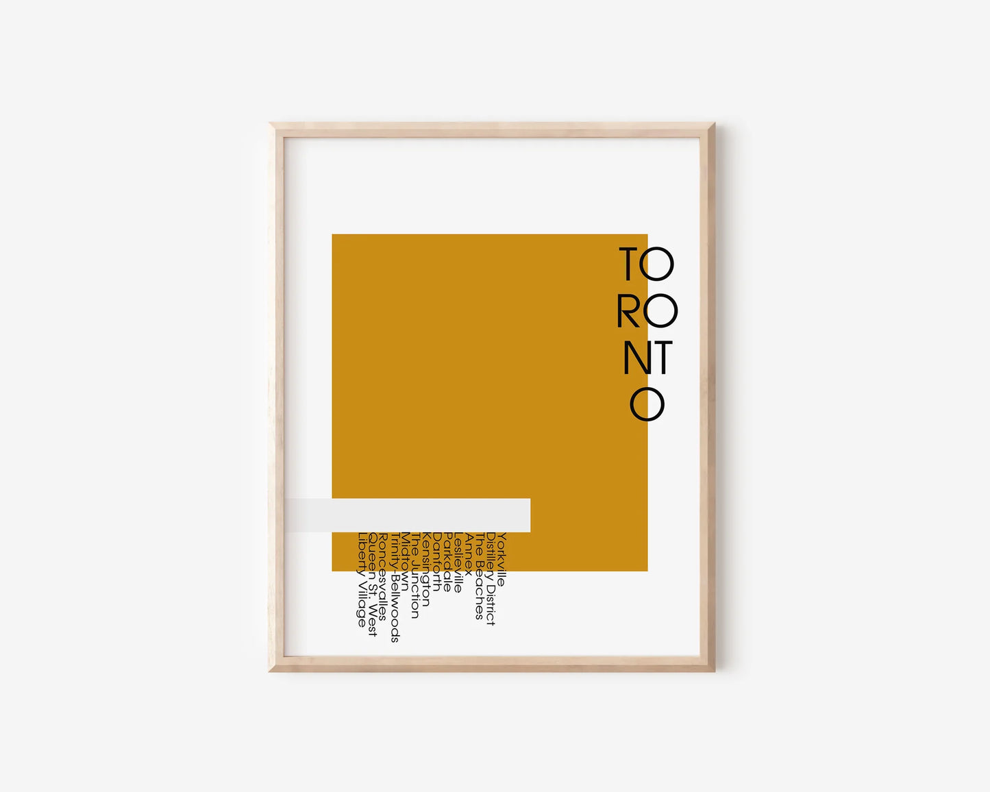 Toronto Neighbourhood Print 8"x10"