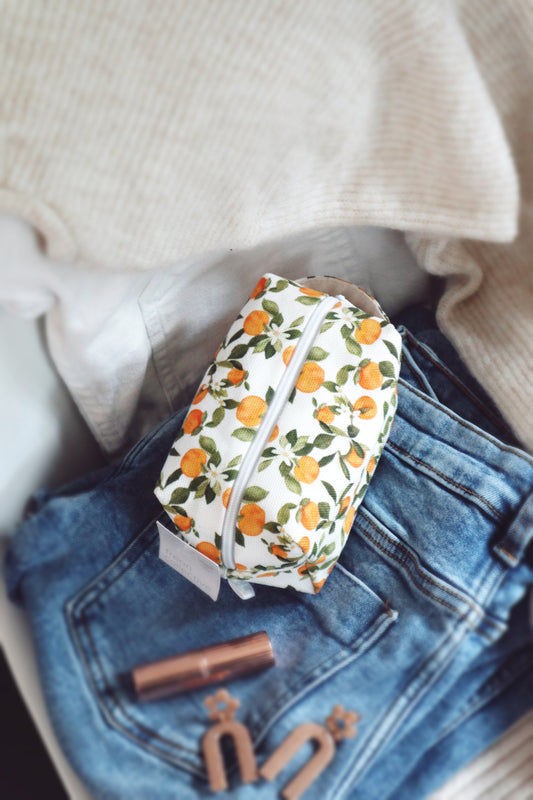 Mini Makeup Bag - Clementine