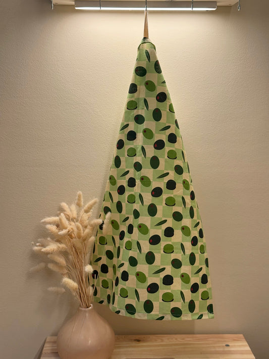 Tea Towel - Olives