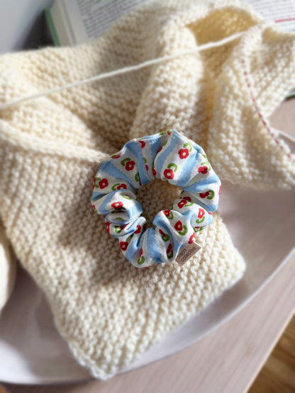 Hair Scrunchie - Folk Flower