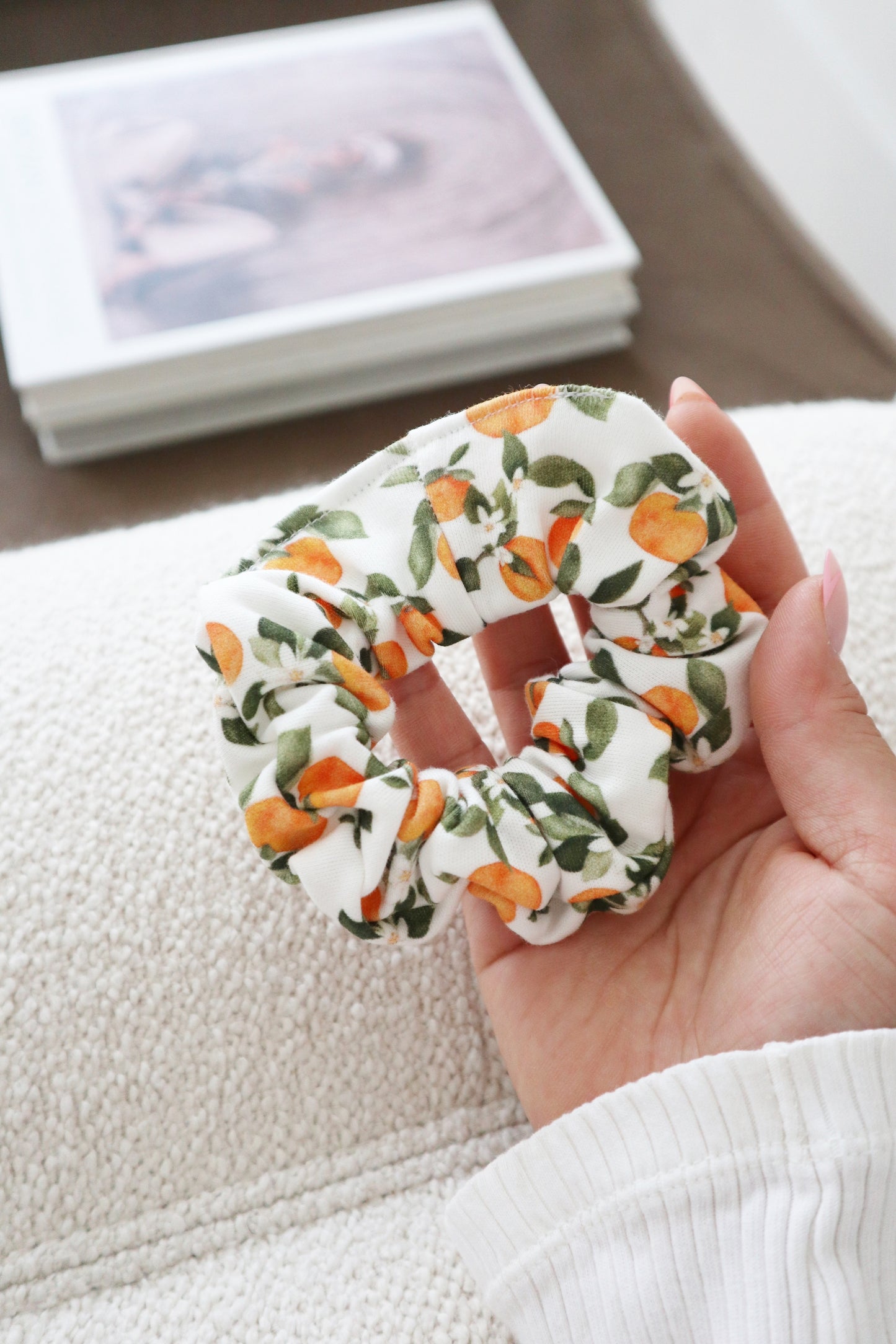 Hair Scrunchie - Clementine