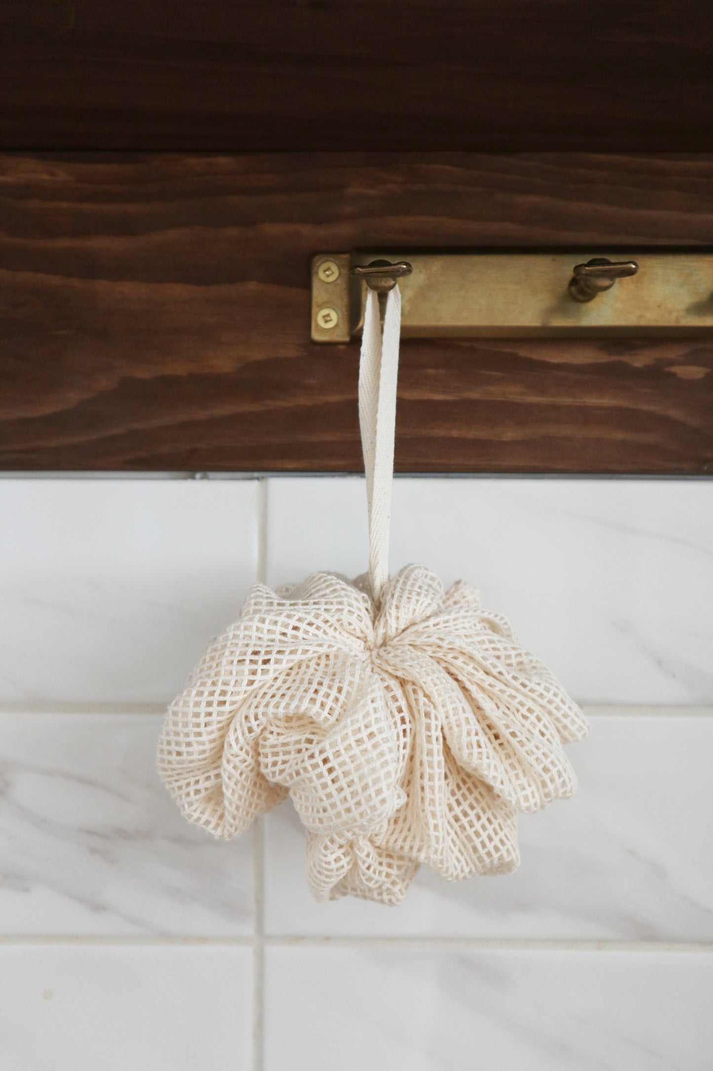 Organic Cotton Shower Pouf