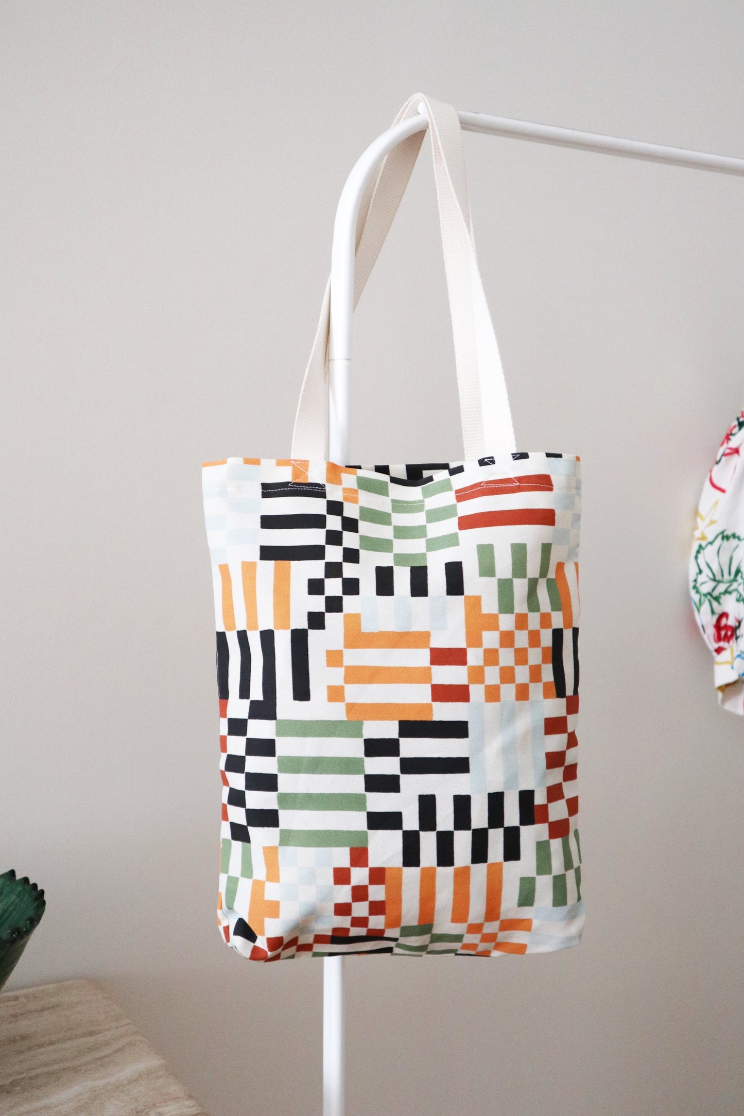 Tote Bag - Multicolour Checker