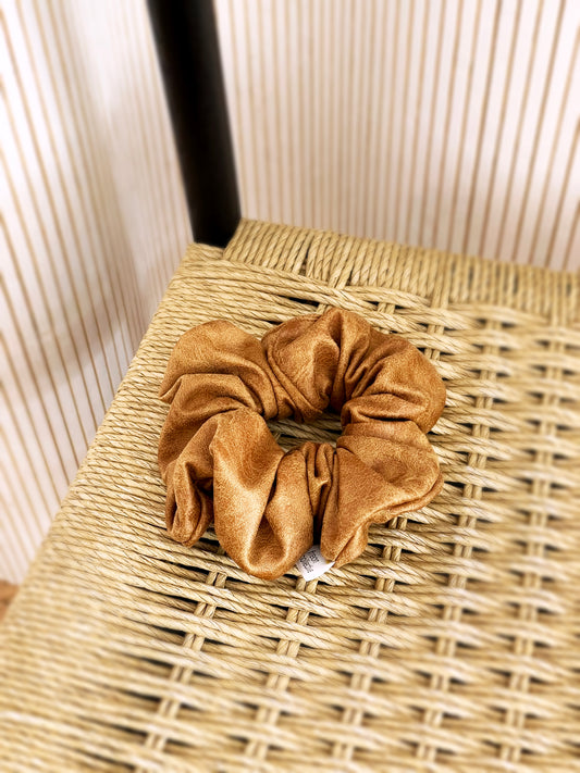 Upcycled Scrunchie - Suede
