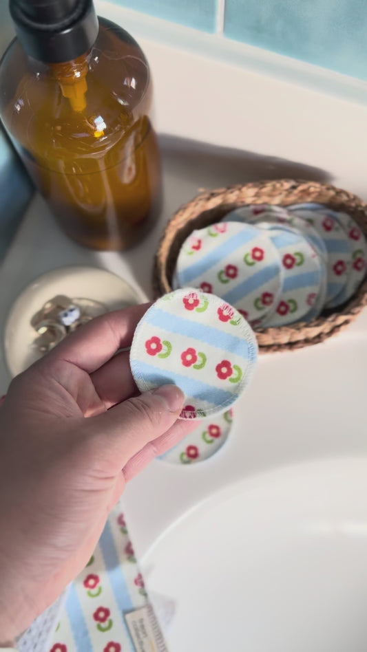 Cotton Rounds - Folk Flower