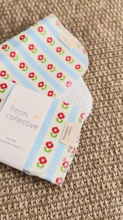 Face Cloth - Folk Flower