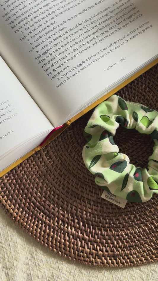 Hair Scrunchie - Olives