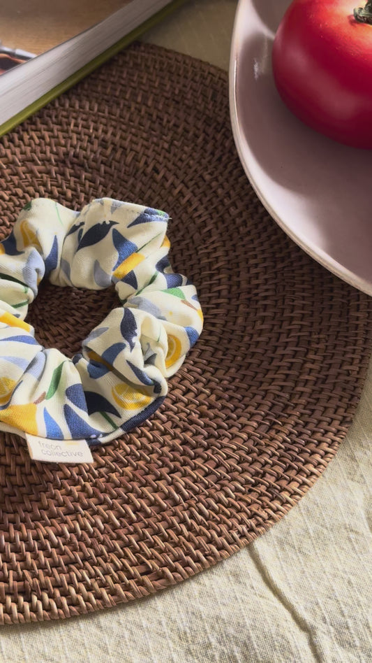 Hair Scrunchie - Lemons