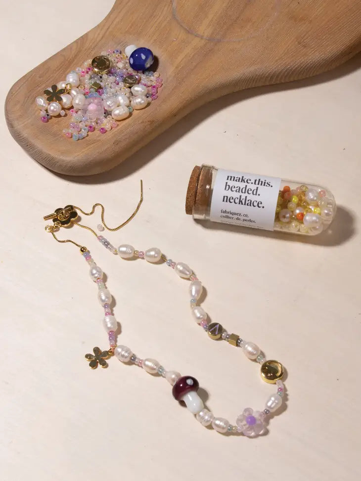 DIY Beaded Necklace Kit: Moonrise