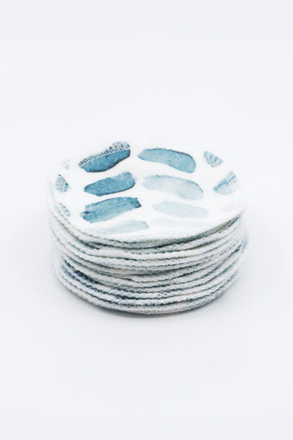 Cotton Rounds - Watercolour Chevron