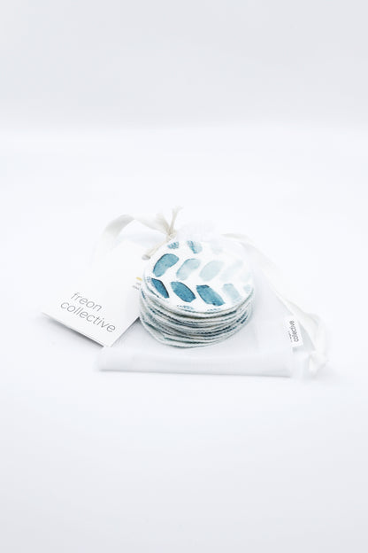 Cotton Rounds - Watercolour Chevron