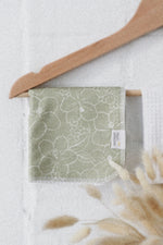 Load image into Gallery viewer, Face Cloth - Olive Florals
