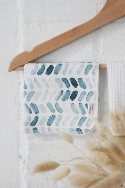 Face Cloth - Watercolour Chevron