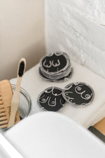 Load image into Gallery viewer, Cotton Rounds - Woman Series (Black)
