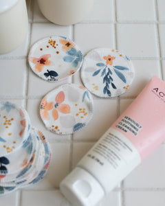 Cotton Rounds - Fawn Florals