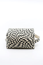 Load image into Gallery viewer, Makeup Bag - Black Checker
