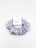 Load image into Gallery viewer, Hair Scrunchie - Lilac Daisies
