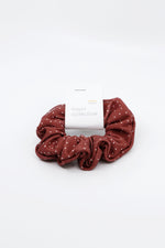 Load image into Gallery viewer, Hair Scrunchie - Berry Dot
