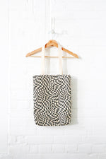 Load image into Gallery viewer, Tote Bag - Black Checker
