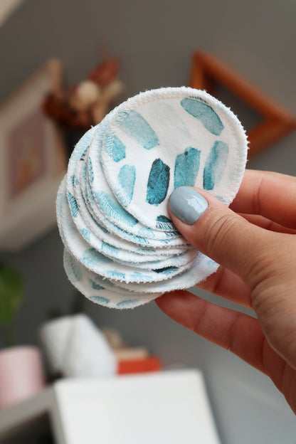 Cotton Rounds - Watercolour Chevron